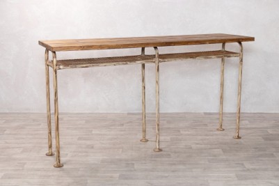 large-white-narrow-bar-table